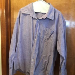 Knightsbridge Purple Long Sleeve Collared Shirt XL